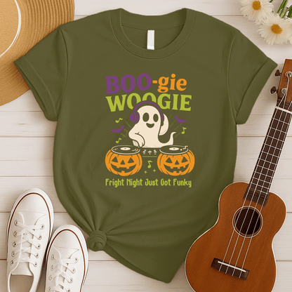 Boo-gie Woogie DJ | Nightparty Halloween Tshirt