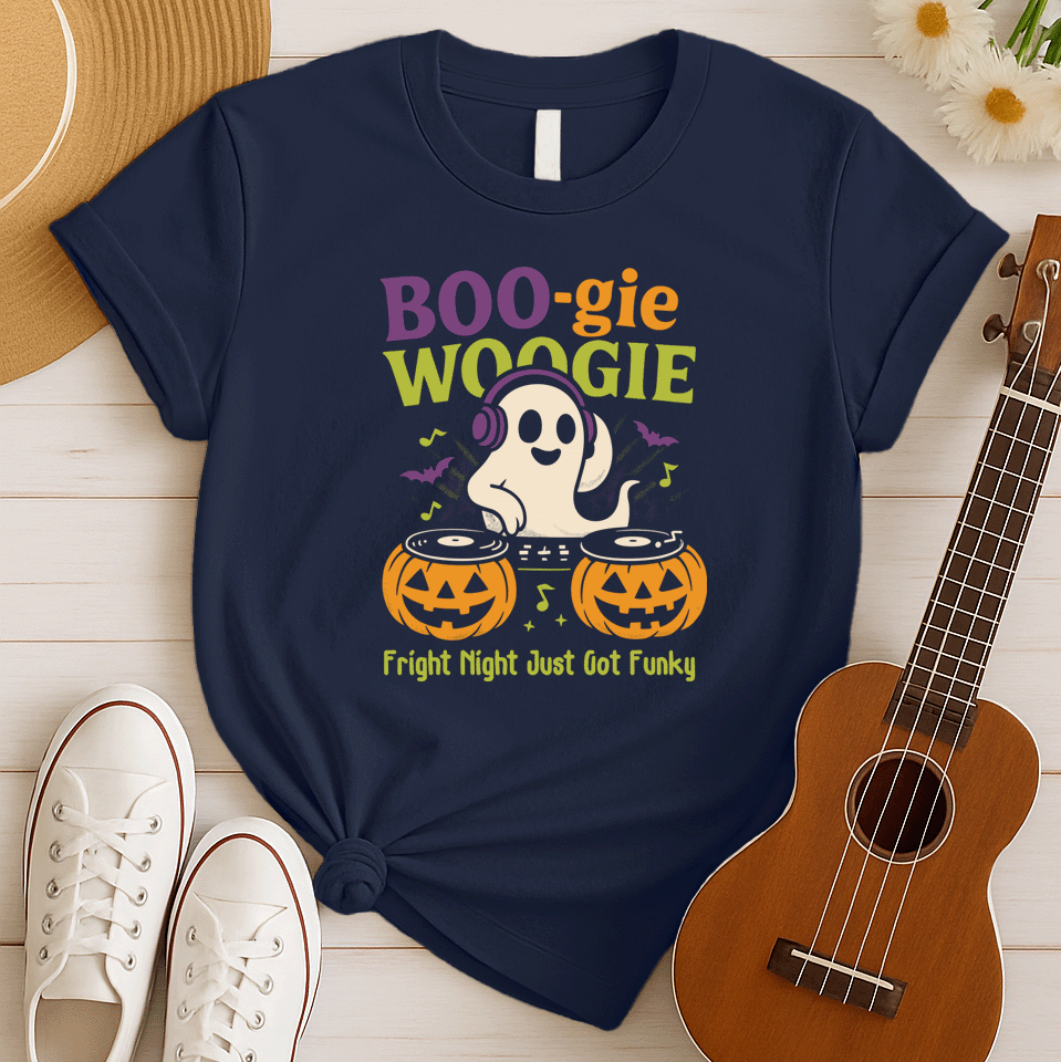 Boo-gie Woogie DJ | Nightparty Halloween Tshirt