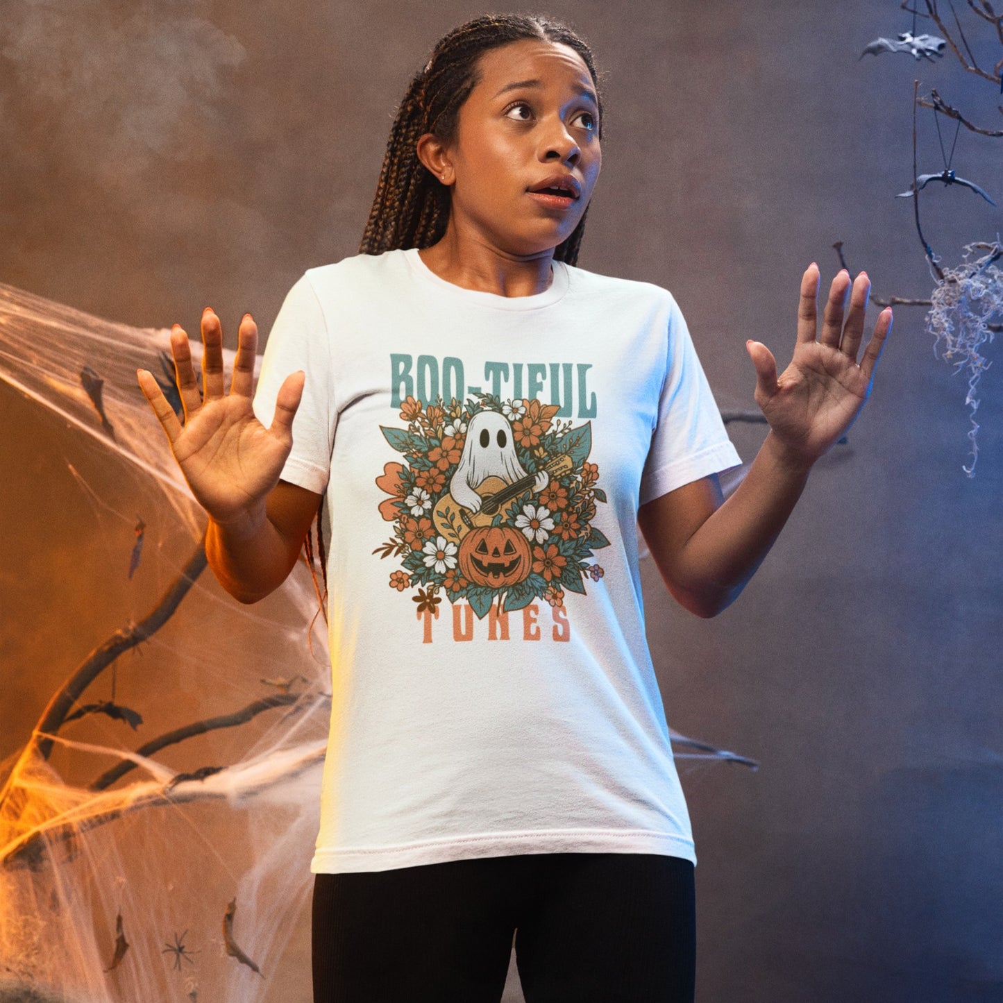 Boo-tiful Tunes | Halloween Ghost Tshirt