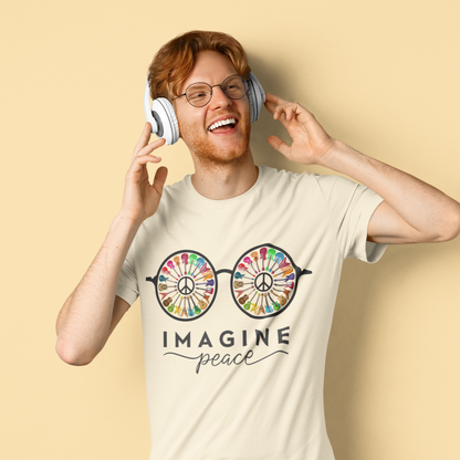 Imagine Peace | John Lennon Fan Tshirt