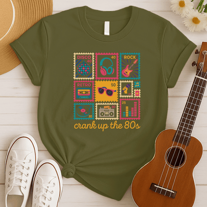 80s Music Disco | Retro Stamp Tshirt