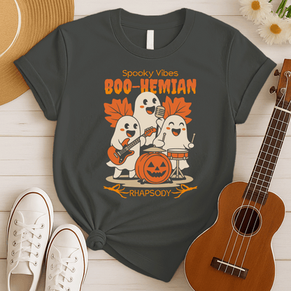 Boo-hemian Rhapsody | Spooky Ghost Band Tshirt