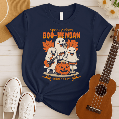 Boo-hemian Rhapsody | Spooky Ghost Band Tshirt