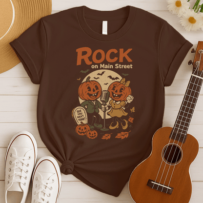Rock on Main Street | Halloween Retro Tshirt