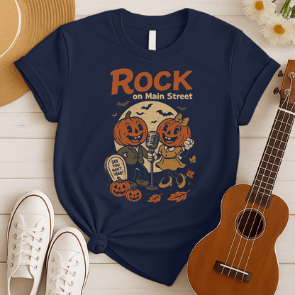 Rock on Main Street | Halloween Retro Tshirt