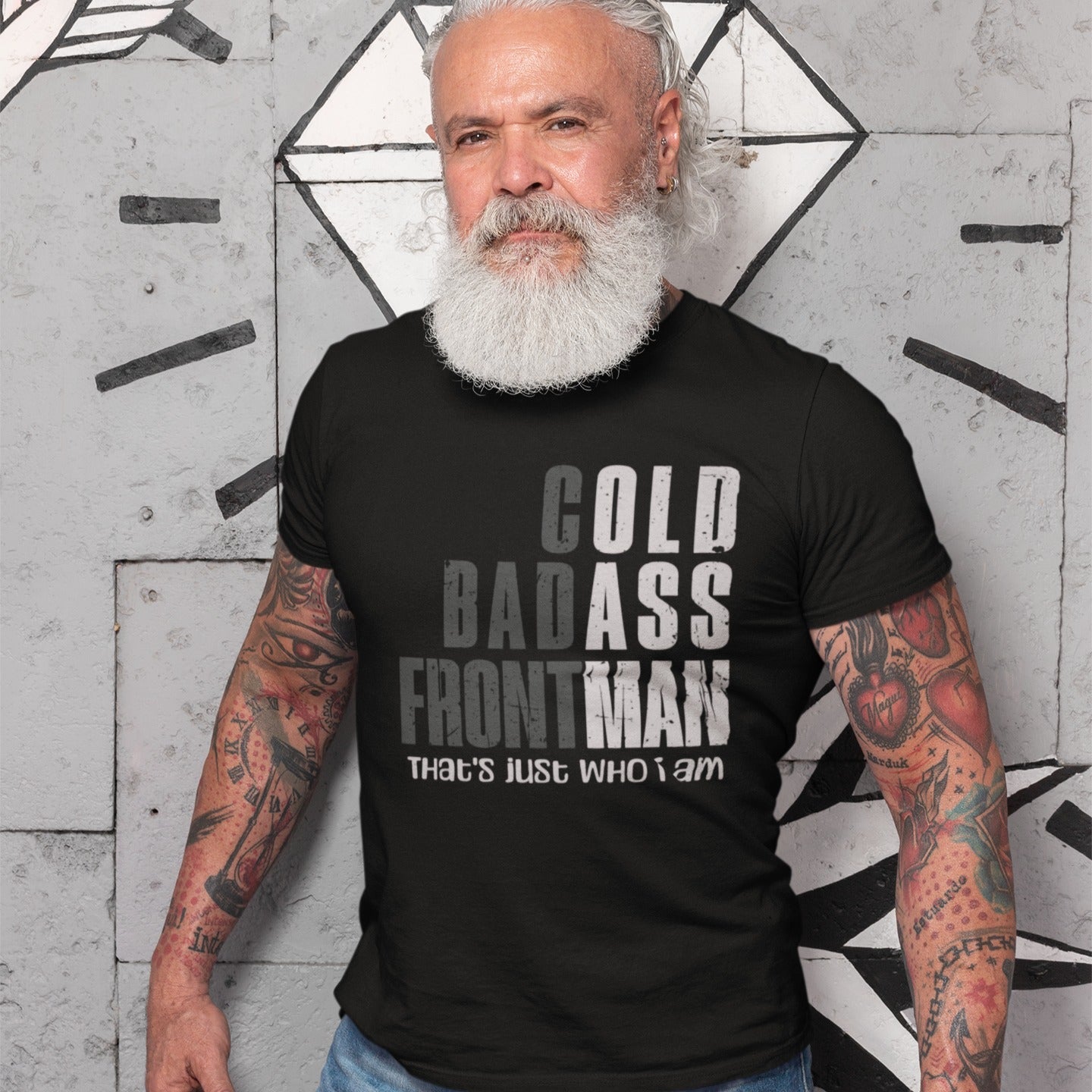 Cold Badass Frontman | Musician Gift Tshirt