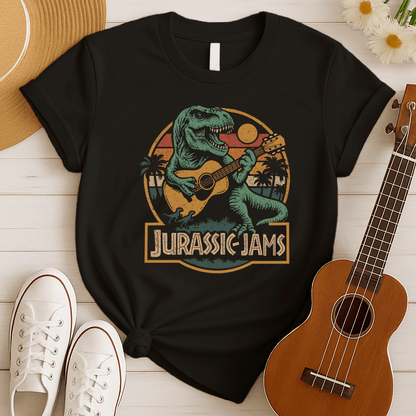 Dino Guitarist | Jurassic Jams Tshirt