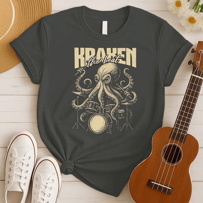 Kraken the Beat | Octopus Drummer Tshirt