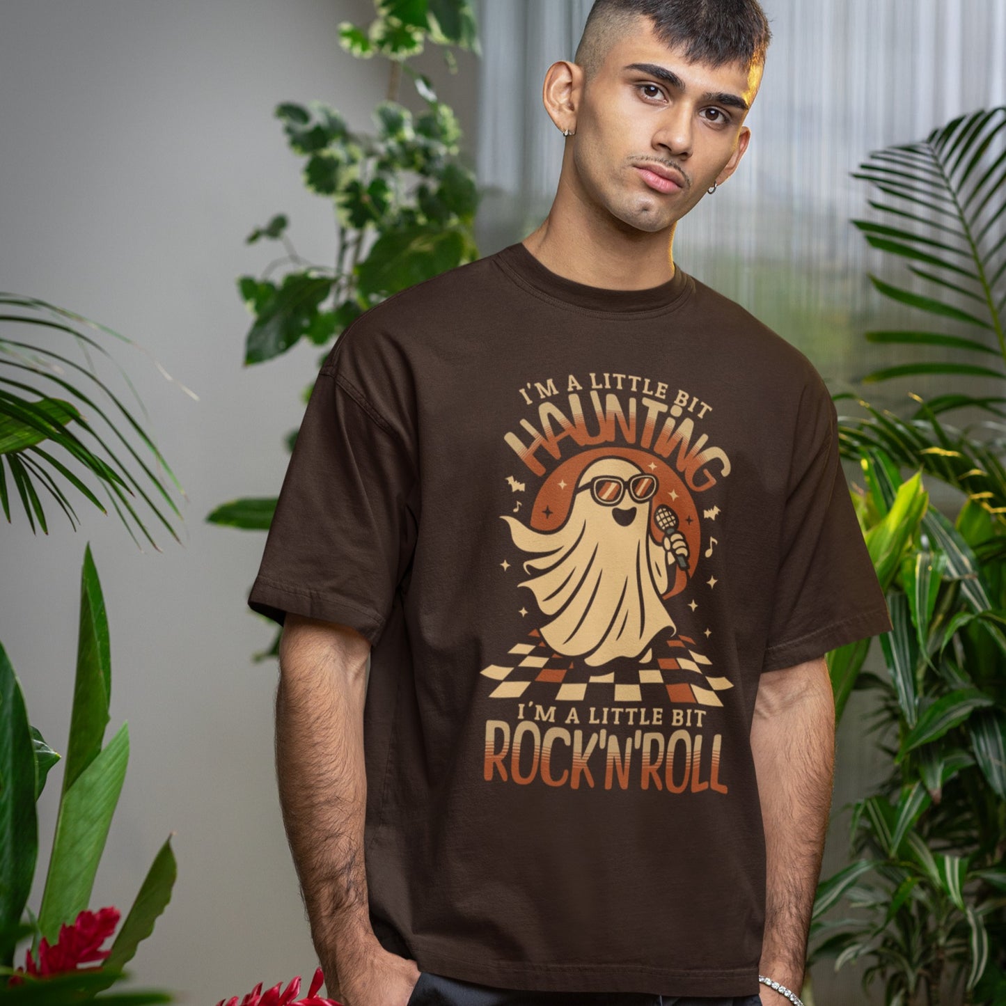 Rock 'n' Roll Ghost | Halloween Party Tshirt