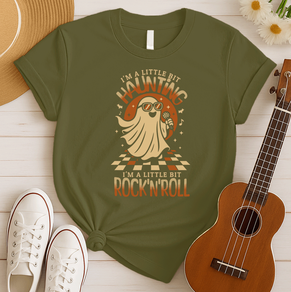 Rock 'n' Roll Ghost | Halloween Party Tshirt