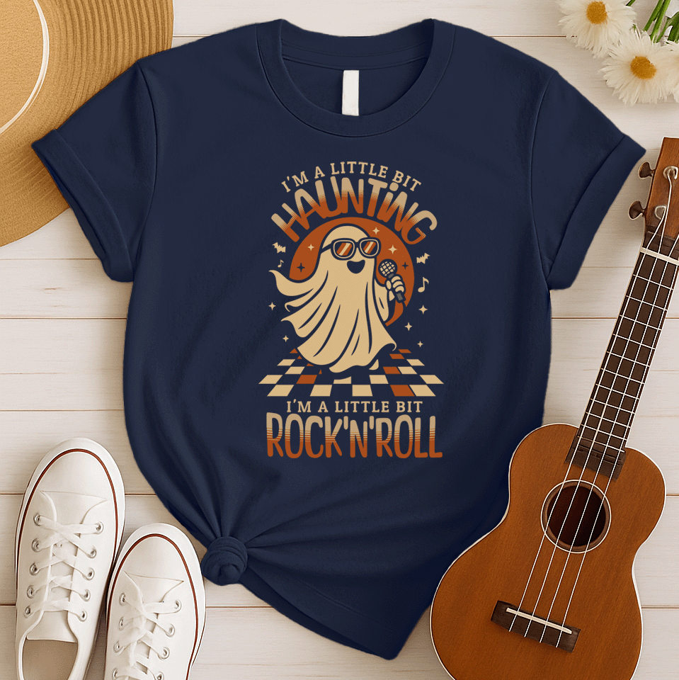 Rock 'n' Roll Ghost | Halloween Party Tshirt