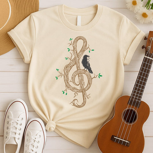 Treble Clef Tree | Music Nature Tshirt