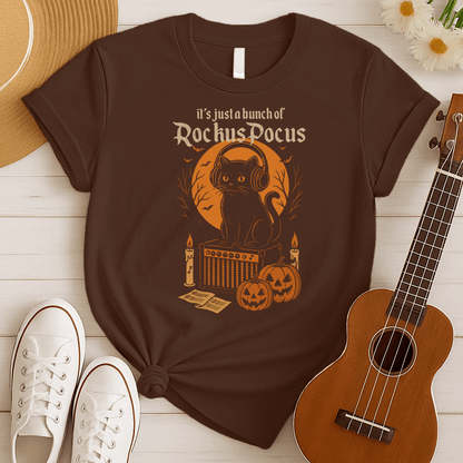 Rockus Pocus Cat | Halloween Music Tshirt