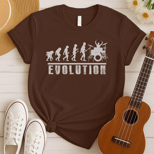 Evolution of Drummer | Drums Lover Tshirt