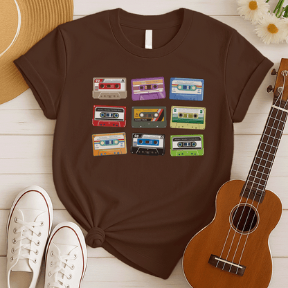 Cassettes Retro Nostalgic Tshirt