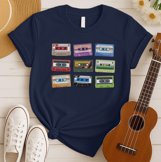 Cassettes Retro Nostalgic Tshirt