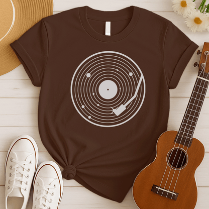 Vinyl Solar System Retro Tshirt