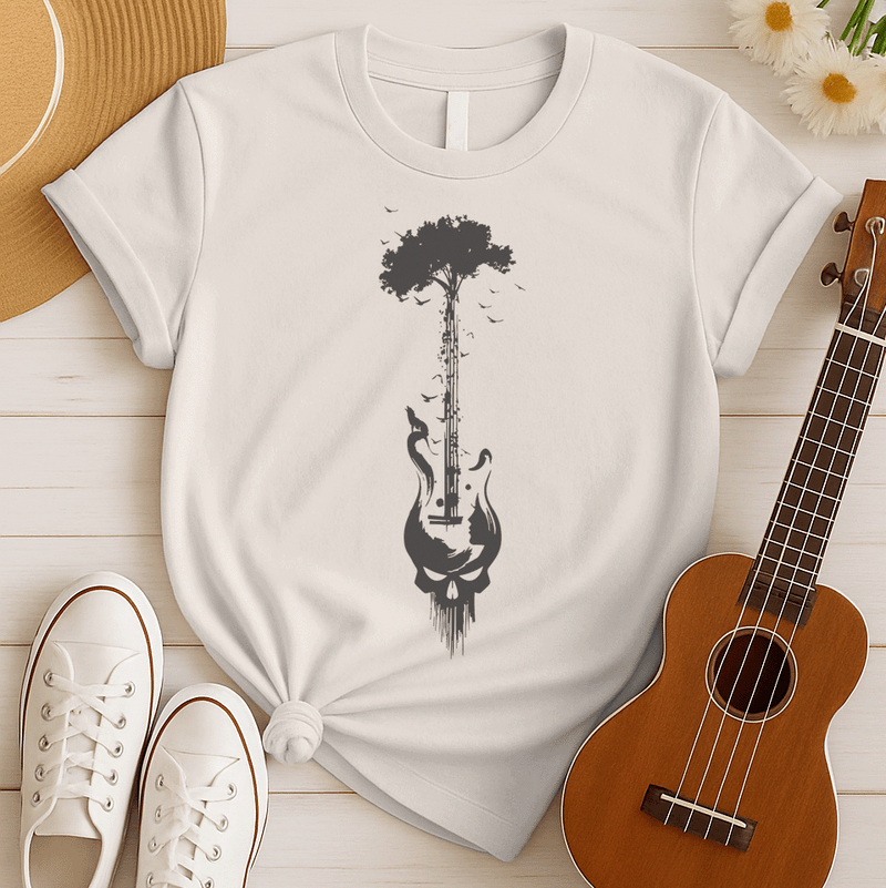 Guitar Lover Nature Music Tshirt