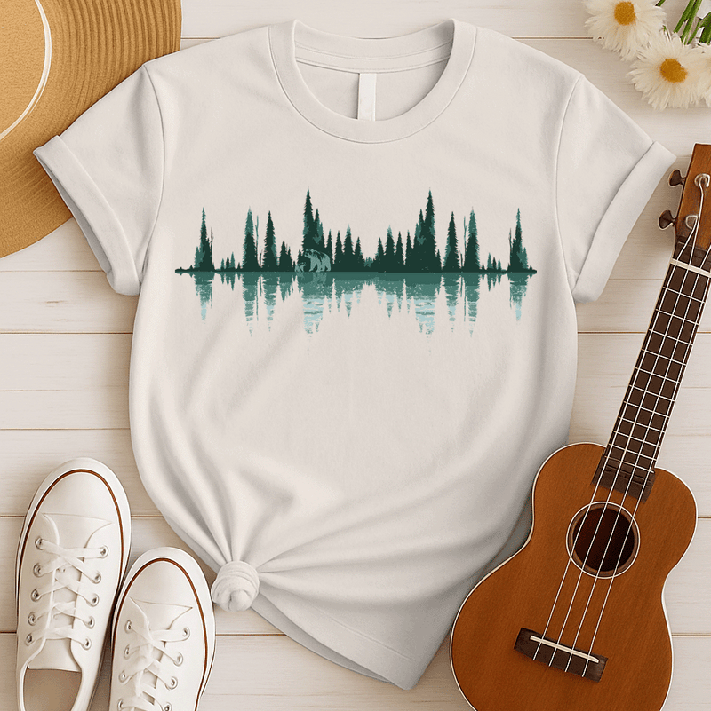 Nature Music Wave Forest Tshirt