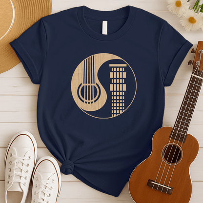 Guitar Lover Ying Yang Guitarist Tshirt