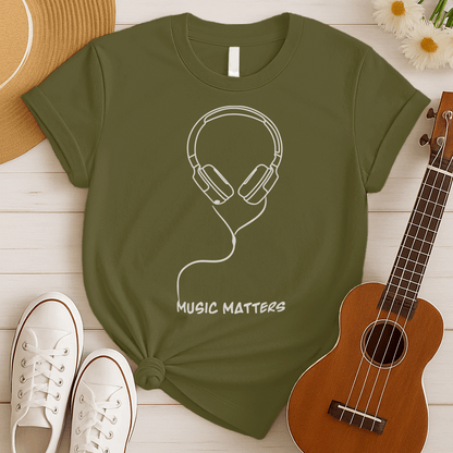 Music Matters Music Lover Tshirt