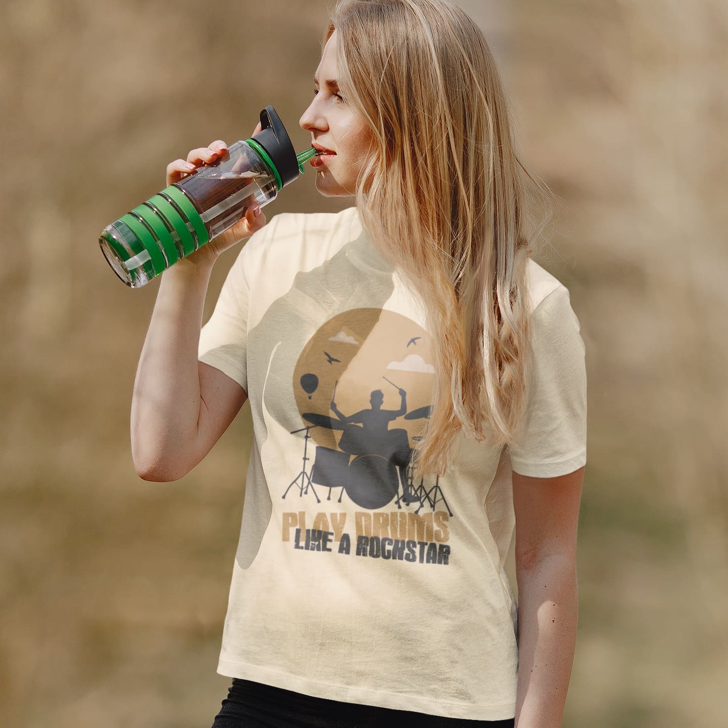 Drummer Beats Hard | Drums Fan Tshirt