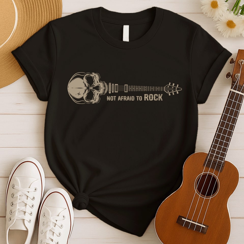 Rock Metal Rebel | Guitar Fan Tshirt