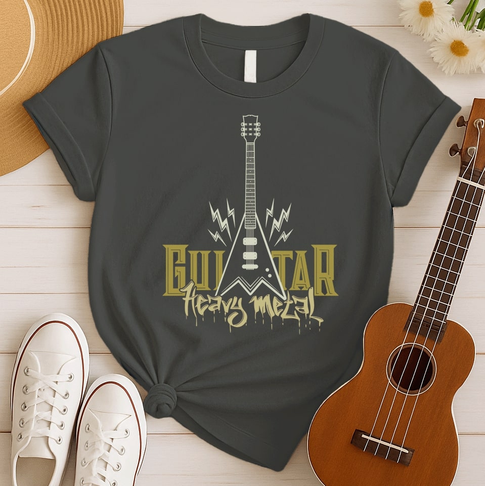 Heavy Metal Guitar | Shredding V Tshirt