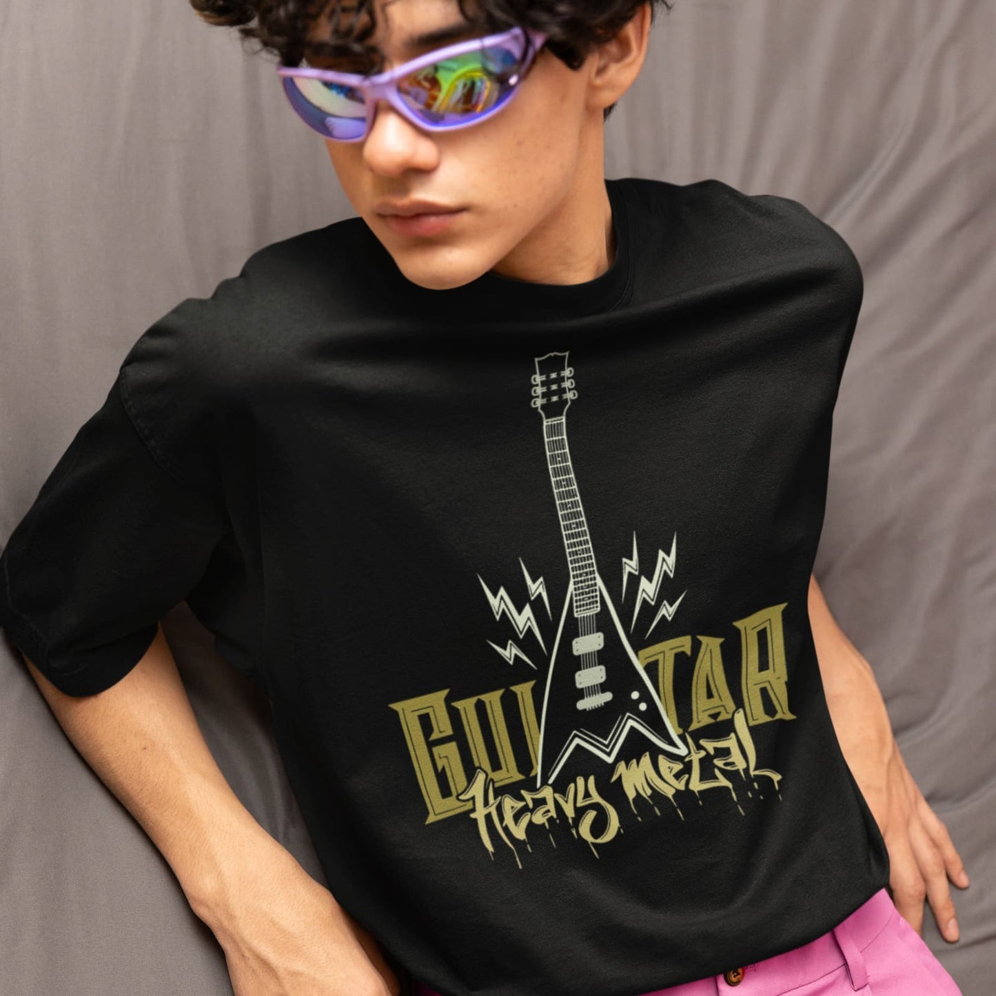 Heavy Metal Guitar | Shredding V Tshirt