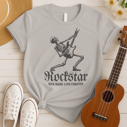 Rockstar Skeleton Guitarist Tshirt