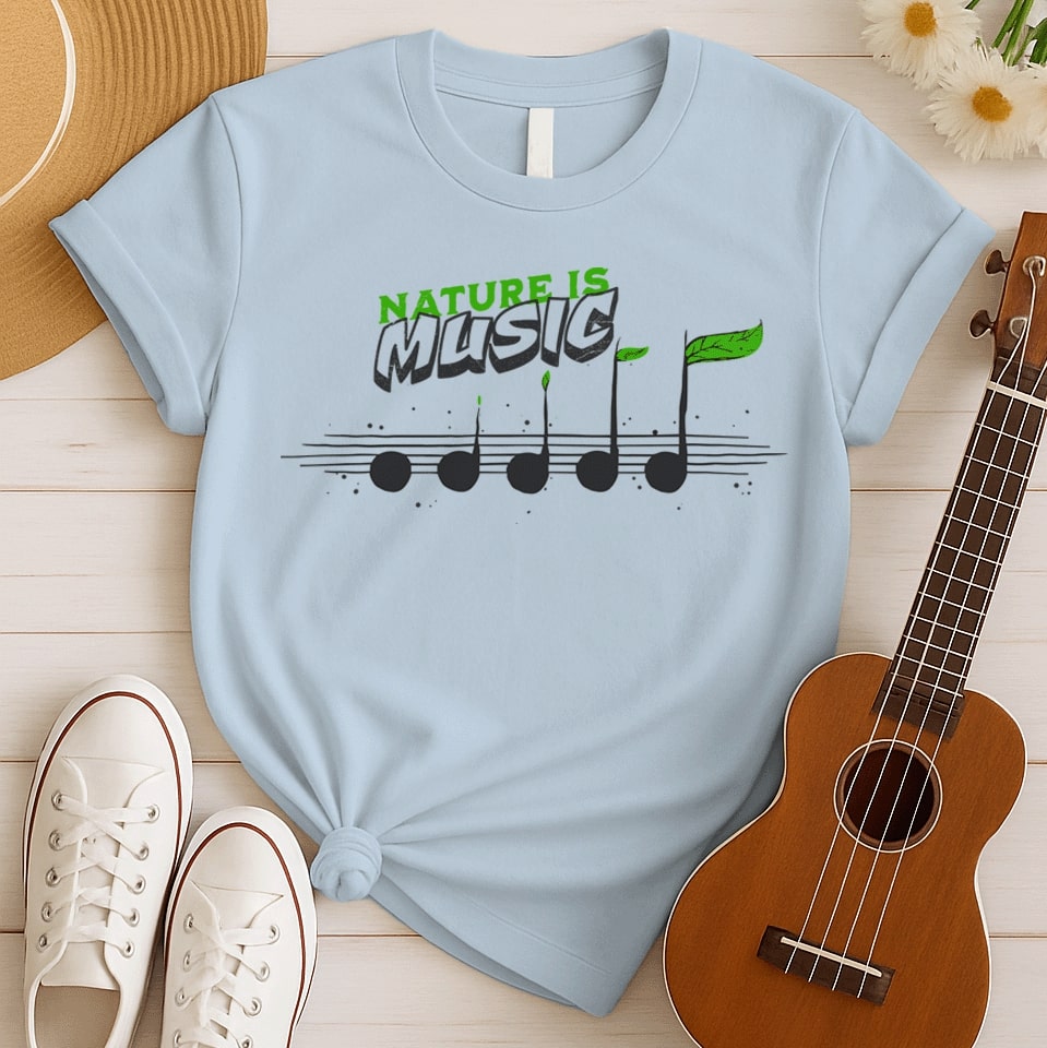 Nature Is Music | Earth's Melody Tee