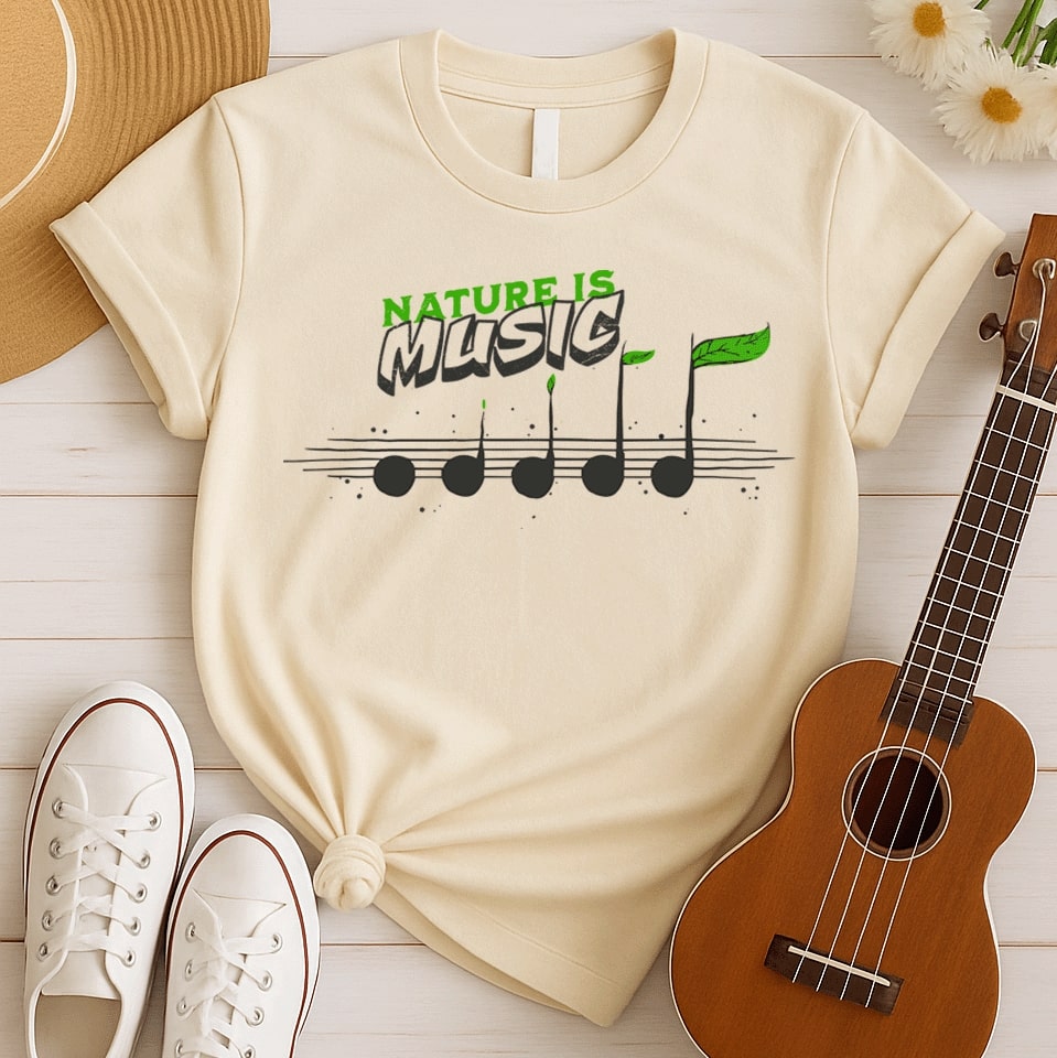 Nature Is Music | Earth's Melody Tee