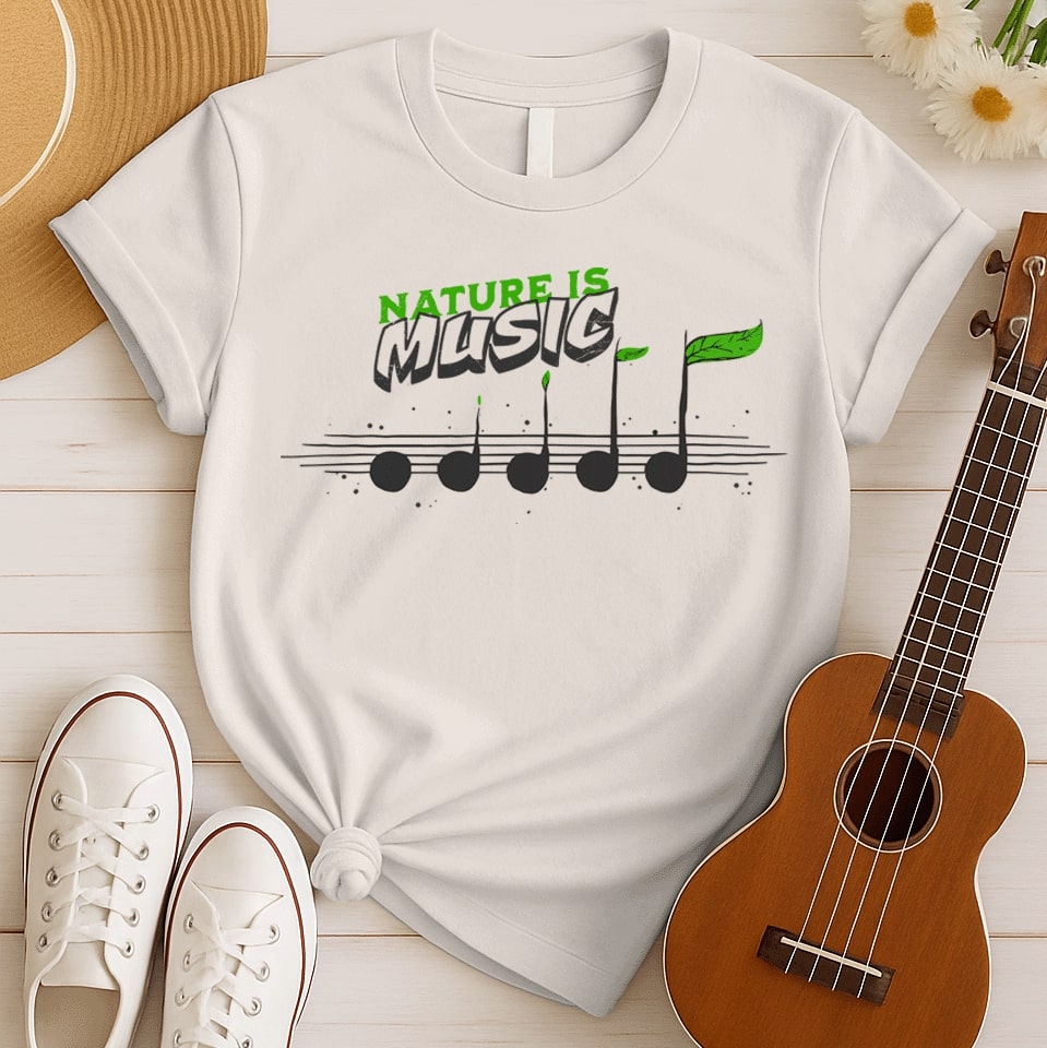 Nature Is Music | Earth's Melody Tee