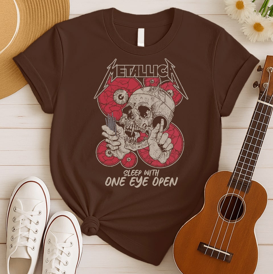 Sleep With One Eye | Metallica Fan Tshirt