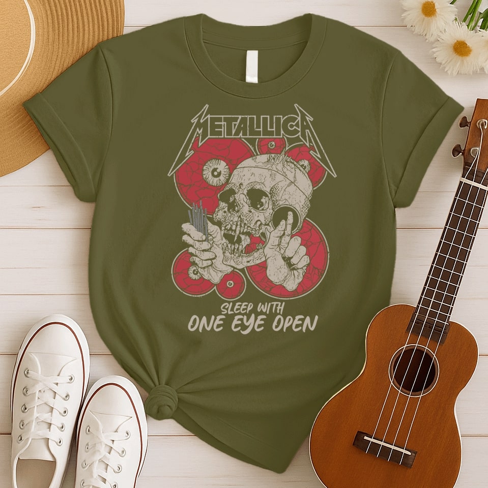 Sleep With One Eye | Metallica Fan Tshirt