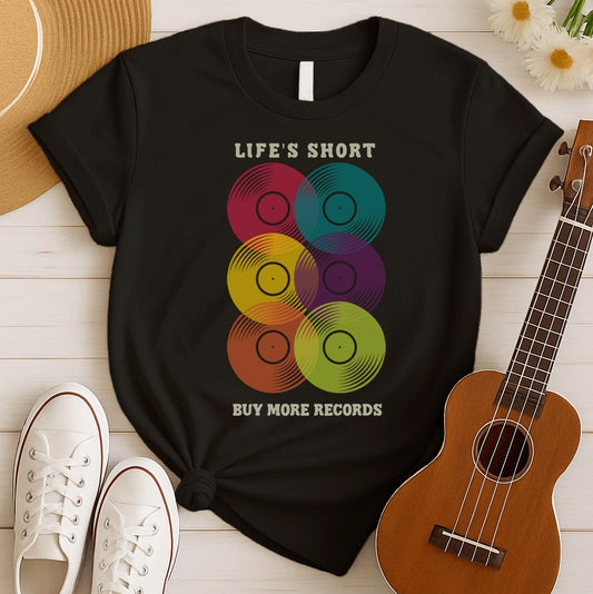 Buy More Records | Vinyl Lover Tshirt