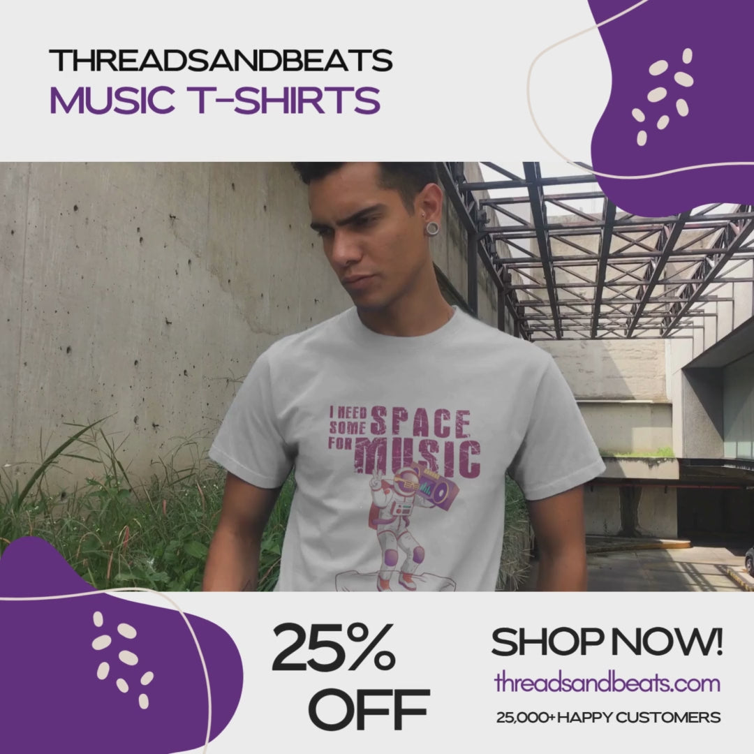 Space Themed Music Tshirt