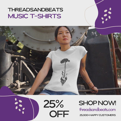 Guitar Lover Nature Music Tshirt